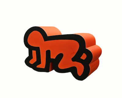 Keith Haring imzalı tablo, 3.500 TL müzayede satışı