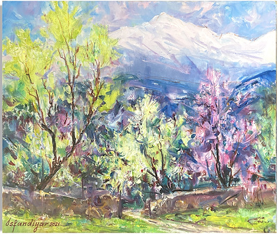 İsfendiyar Haydar imzalı tablo — Yağlı Boya, 40×50 cm, 3.750 TL müzayede satışı