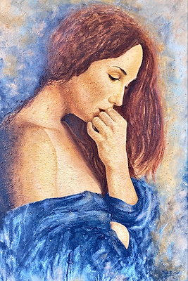Şule Toptaş imzalı tablo — Yağlı Boya, 100×75 cm, 5.000 TL müzayede satışı