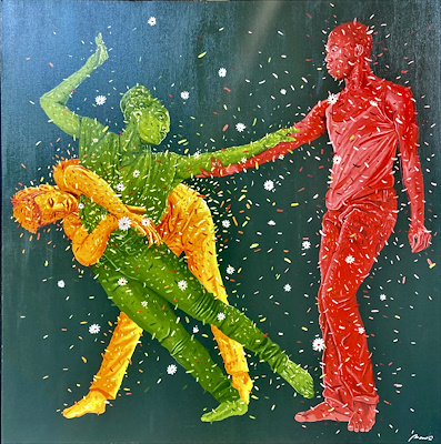Mehmet Demir imzalı tablo — Akrilik Boya, 90×70 cm, 5.000 TL müzayede satışı