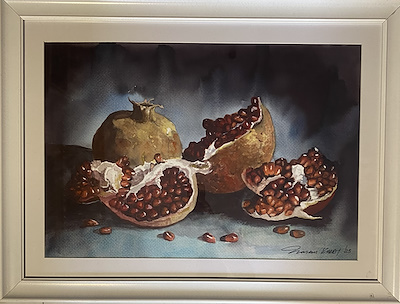 Hasan Kırdı imzalı tablo — Sulu Boya, 50×70 cm, 2.500 TL müzayede satışı