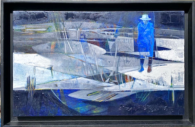 Özgür Eryılmaz imzalı tablo — Yağlı Boya, 45×65 cm, 12.000 TL müzayede satışı