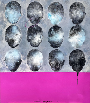 Ceren Çağlar imzalı tablo — Akrilik Boya, 80×70 cm, 9.000 TL müzayede satışı