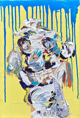 Kaan Saatçi imzalı tablo — Akrilik Boya, 50×35 cm, 3.000 TL müzayede satışı