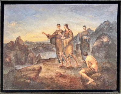 Hasan Baykuş imzalı tablo — Yağlı Boya, 90×120 cm, 20.000 TL müzayede satışı
