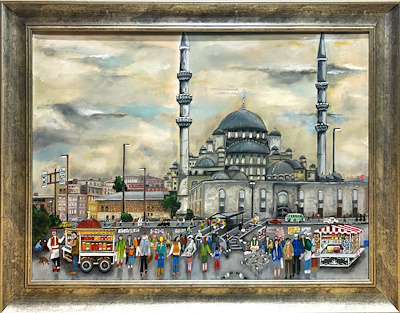 Mehmet Dölek imzalı tablo — Yağlı Boya, 45×65 cm, 13.000 TL müzayede satışı