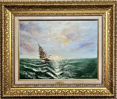 Krikor Zarifyan imzalı tablo — Yağlı Boya, 40×30 cm, 17.000 TL müzayede satışı