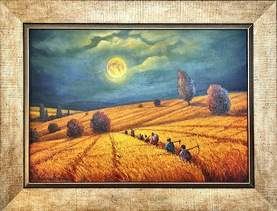 Murat Halıcı imzalı tablo — Yağlı Boya, 35×50 cm, 6.500 TL müzayede satışı