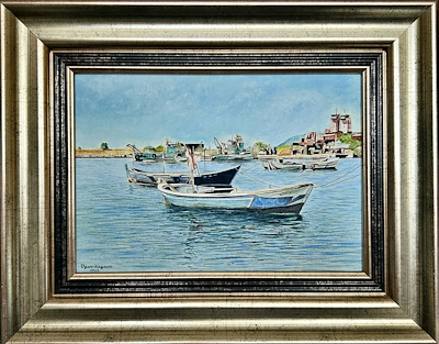 Uğur Kaynar imzalı tablo — Yağlı Boya, 26×37 cm, 3.500 TL müzayede satışı