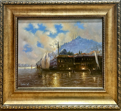 Kubilay Can imzalı tablo — Yağlı Boya, 25×35 cm, 11.000 TL müzayede satışı