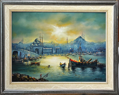 Mansur Yılancı imzalı tablo — Yağlı Boya, 49×68 cm, 6.000 TL müzayede satışı