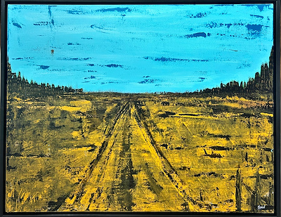 Yasemin Çalışkan imzalı tablo — Akrilik Boya, 70×90 cm, 4.500 TL müzayede satışı