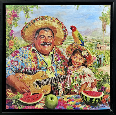 İbrahim Mamadov imzalı tablo — Yağlı Boya, 55×55 cm, 6.500 TL müzayede satışı