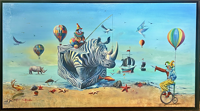 Mahşid Muçhani imzalı tablo — Yağlı Boya, 80×140 cm, 39.000 TL müzayede satışı