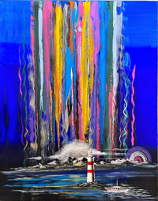 Mustafa Demirpençe imzalı tablo — Yağlı Boya, 120×100 cm, 9.000 TL müzayede satışı