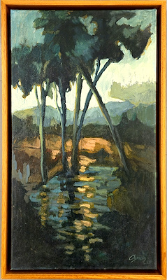 Öznur Eren imzalı tablo — Yağlı Boya, 70×40 cm, 22.000 TL müzayede satışı