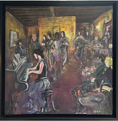 Yasin Akbaydar imzalı tablo — Yağlı Boya, 60×60 cm, 15.000 TL müzayede satışı