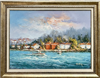 Ömer Vardar imzalı tablo — Yağlı Boya, 50×70 cm, 10.000 TL müzayede satışı