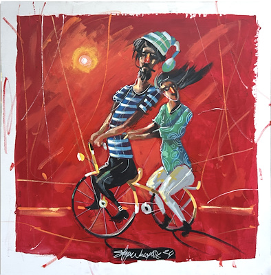 Efgan Beyaz imzalı tablo — Yağlı Boya, 80×80 cm, 32.000 TL müzayede satışı