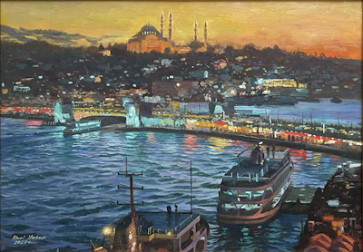 Nuri Yakubov 1963- imzalı tablo — Yağlı Boya, 50×70 cm, 30.000 TL müzayede satışı