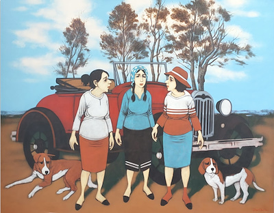 Orhan Umut imzalı tablo — Yağlı Boya, 100×150 cm, 120.000 TL müzayede satışı