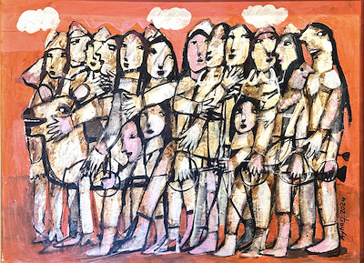 Ayhan Taşkıran imzalı tablo — Yağlı Boya, 60×80 cm, 61.000 TL müzayede satışı