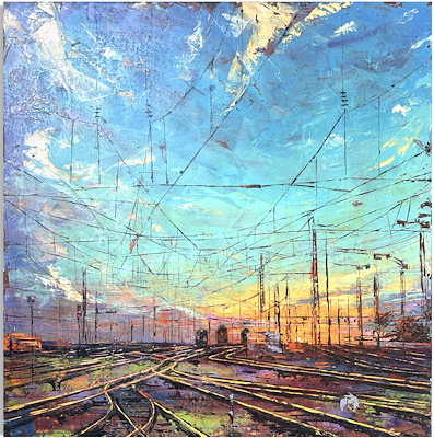 Onur Arıkan imzalı tablo — Yağlı Boya, 90×90 cm, 50.000 TL müzayede satışı