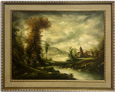 Battist imzalı tablo — Yağlı Boya, 70×100 cm, 6.000 TL müzayede satışı