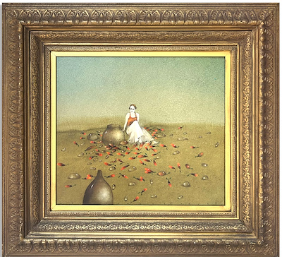 Mahmut Karatoprak imzalı tablo — Yağlı Boya, 72×66 cm, 205.000 TL müzayede satışı