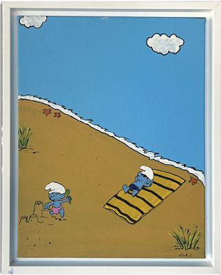 Nilüfer Manafi imzalı tablo — Akrilik Boya, 50×35 cm, 2.000 TL müzayede satışı