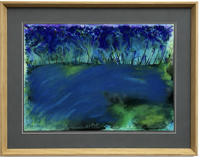 Nihal Mavigök imzalı tablo — Karışık Teknik, 50×70 cm, 2.500 TL müzayede satışı