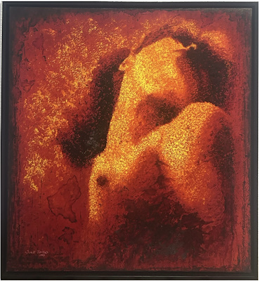 Şule Toptaş imzalı tablo — Yağlı Boya, 95×90 cm, 4.500 TL müzayede satışı