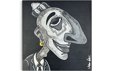 Bahar Oskay imzalı tablo — Akrilik Boya, 35×35 cm, 2.500 TL müzayede satışı