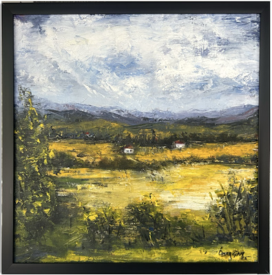 Ömer Çam imzalı tablo — Yağlı Boya, 40×40 cm, 2.000 TL müzayede satışı