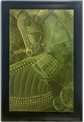 Noushin Hemati imzalı tablo — Yağlı Boya, 90×60 cm, 4.000 TL müzayede satışı