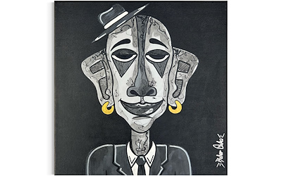 Bahar Oskay imzalı tablo — Akrilik Boya, 35×35 cm, 2.500 TL müzayede satışı