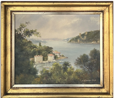 Ahmet Muhterem Oma imzalı tablo — Yağlı Boya, 40×50 cm, 10.000 TL müzayede satışı