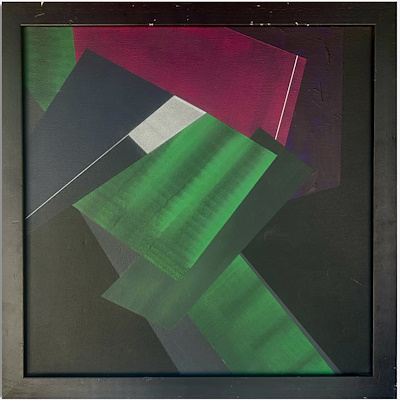 Asuman Demirkök imzalı tablo — Akrilik Boya, 50×50 cm, 3.000 TL müzayede satışı