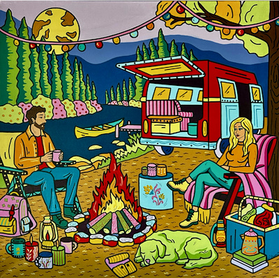 Sena Güven imzalı tablo — Yağlı Boya, 80×80 cm, 9.000 TL müzayede satışı