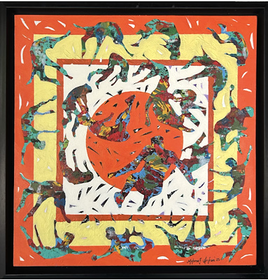 Mehmet Arıkan imzalı tablo — Yağlı Boya, 50×50 cm, 8.000 TL müzayede satışı