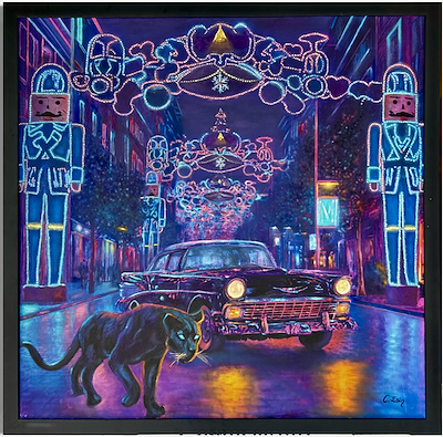Ceyda Esin Derman imzalı tablo — Yağlı Boya, 80×80 cm, 6.000 TL müzayede satışı