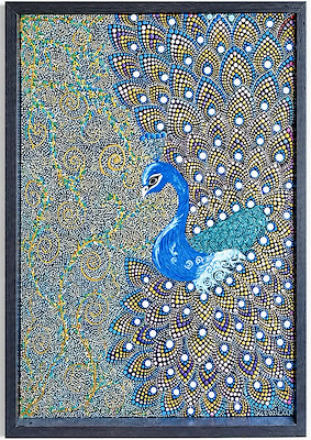 Naz Özilhan imzalı tablo — Akrilik Boya, 70×50 cm, 5.000 TL müzayede satışı