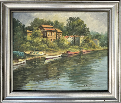 Ahmet Muhterem Oma imzalı tablo — Yağlı Boya, 50×60 cm, 15.000 TL müzayede satışı