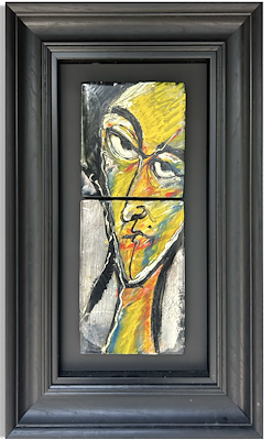 Fatih Bozkurt imzalı tablo — 44×18 cm, 3.500 TL müzayede satışı