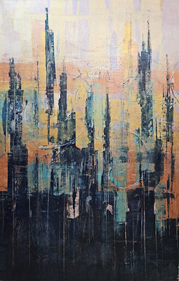 Onur Çakır imzalı tablo — Akrilik Boya, 100×65 cm, 12.000 TL müzayede satışı