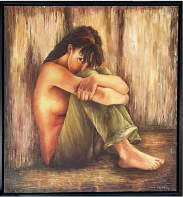 Şule Toptaş imzalı tablo — Yağlı Boya, 95×90 cm, 6.000 TL müzayede satışı