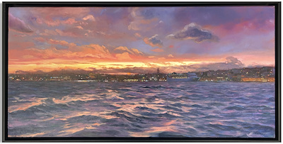 Kardelen Erkel imzalı tablo — Yağlı Boya, 50×100 cm, 5.000 TL müzayede satışı