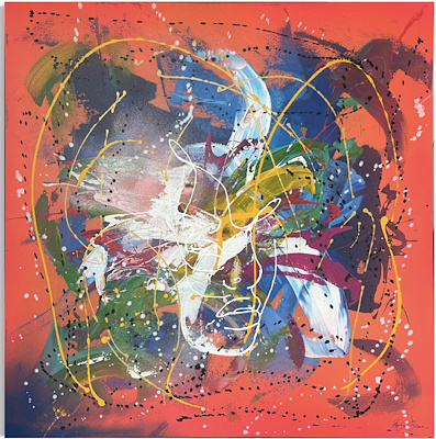 Mehmet Emin Birsen imzalı tablo — Yağlı Boya, 130×130 cm, 8.000 TL müzayede satışı