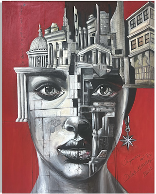 Dilek Koçak imzalı tablo — Yağlı Boya, 110×90 cm, 10.000 TL müzayede satışı