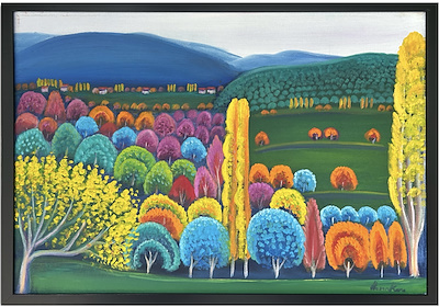 Hasan Kara imzalı tablo — Yağlı Boya, 50×70 cm, 9.000 TL müzayede satışı